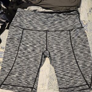 Women's Heathered Gray Athletic Shorts